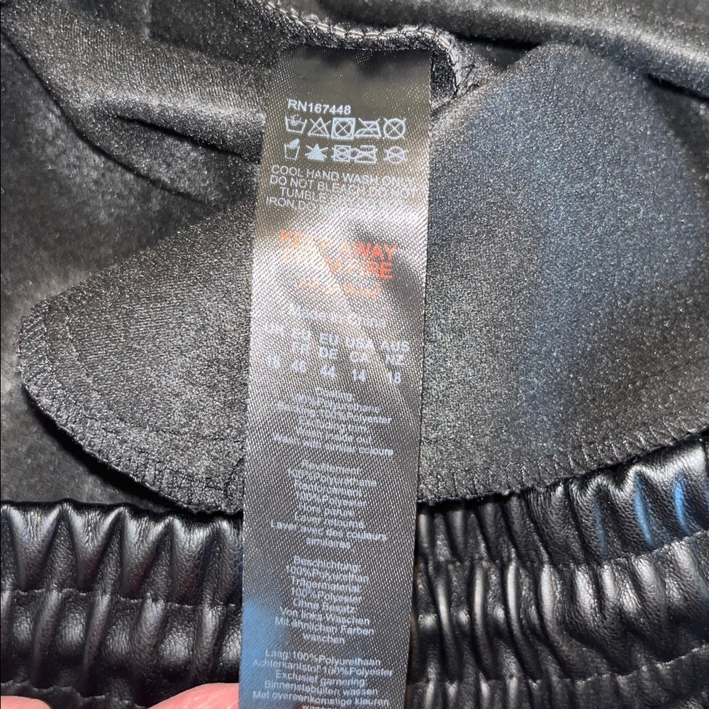 PrettyLittleThing Faux Leather Shorts - Picture 7 of 7